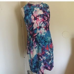 Cynthia Rowley watercolor silk dress size 6